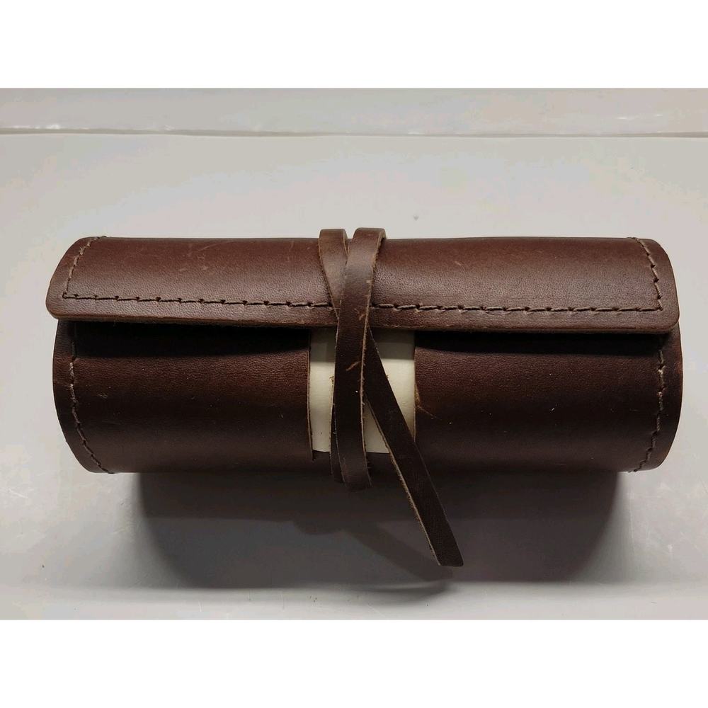 Rustico Saddle Leather Sidekick Organizer Bag Roll